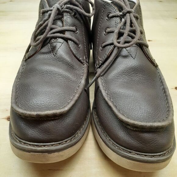 TOMS Chukka Waterproof Brown Leather Boots Men\'s Size 8